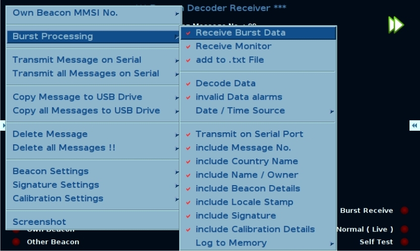 BM 510 - Beacon Decoder Receiver BM 510 - Beacon Decoder Receiver